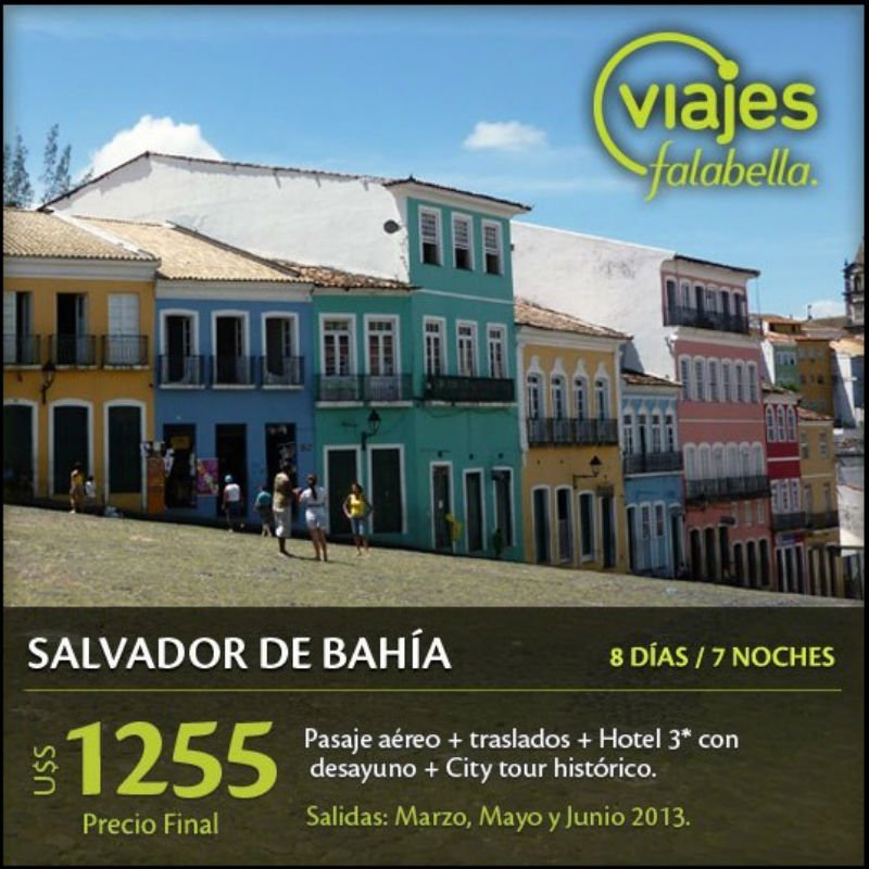Paquetes a Brasil desde Argentina - Viajes Falabella - Salvador de Bahia - Turismo