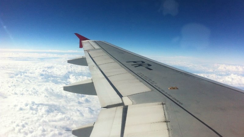 Tomar fotos en el avión - Viajar a Brasil