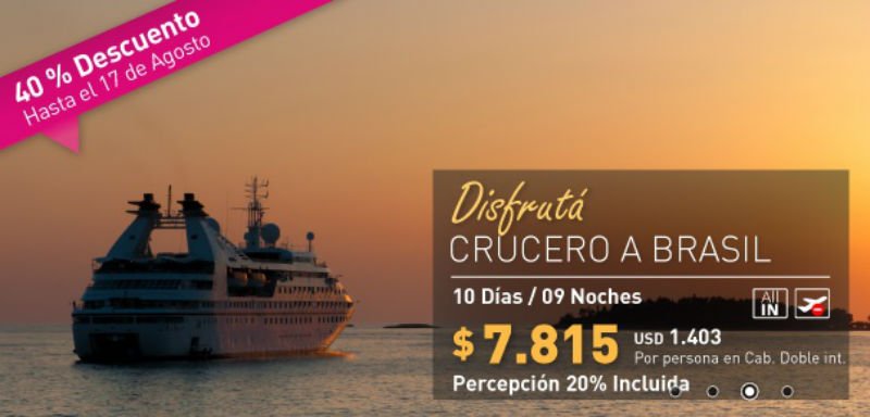 Crucero a Brasil - Paquetes a Brasil el Corte Inglés Viajes