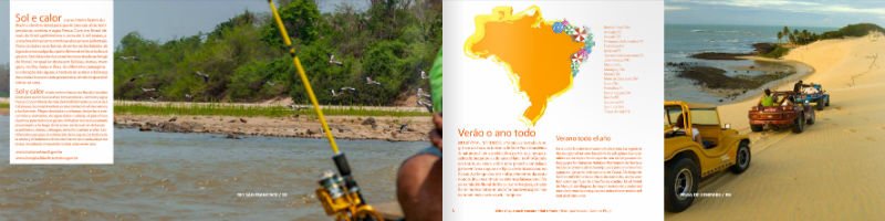 Folletos y Guias - Turismo en Brasil de sol y playa