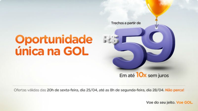 Viajar en Brasil con Gol es mas barato - Oferta promocion
